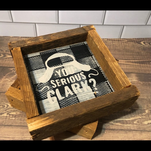 You serious Clark Christmas vacation shelf sign - Picture 2 of 2